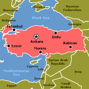 FIG.1 Map of Turkey (Source: UN Statistics)