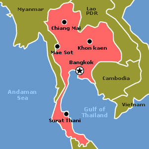 Neighbor Country Of Thailand Thailand 2012